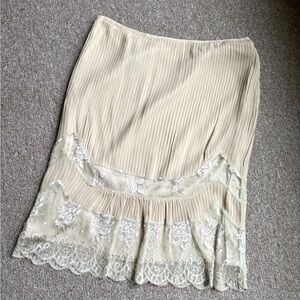 DKNY LACE TRIM SKIRT